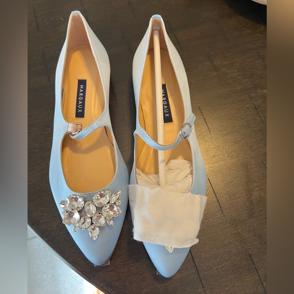 Margaux Shoes - Margaux satin flats size 8. NWOT